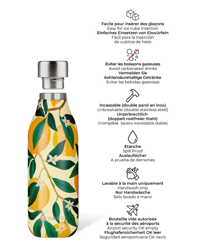 Isolierte Flasche 2.0 Lemon 500ml